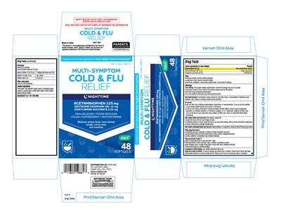694t Multi Symptom Cold And Flu Relief Nighttime Softgels Carton 48s (694t Multi Symptom Cold And Flu Relief Nighttime Softgels Carton 48s)